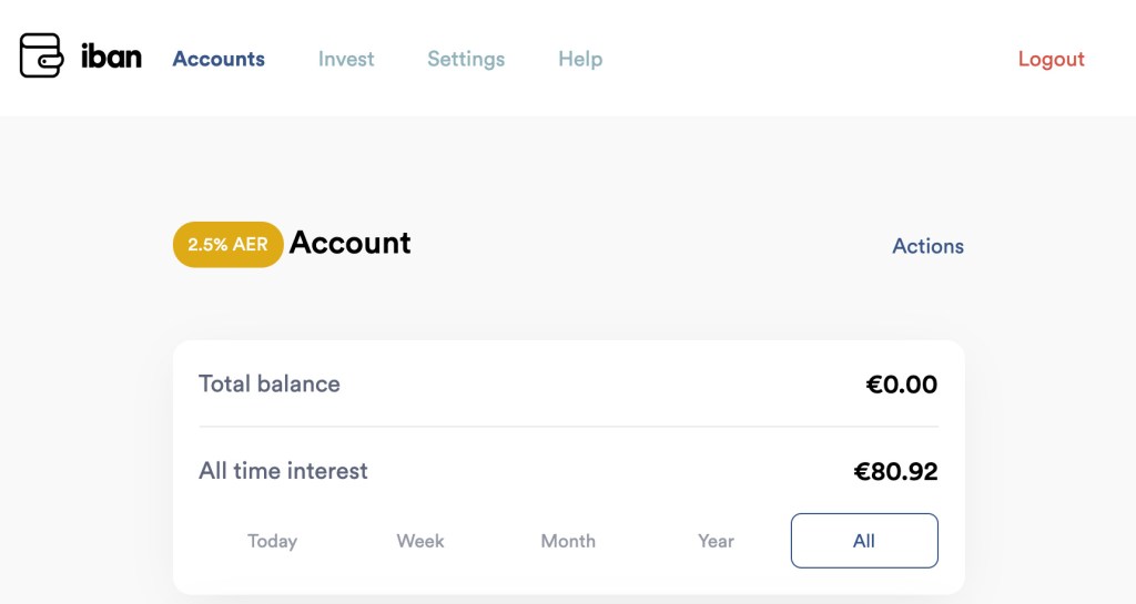 Iban Wallet Update SavingsForFreedom October 2020